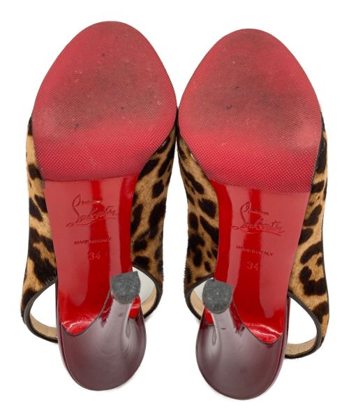 Christian Louboutin（クリスチャン・ルブタン）Christian Louboutin (クリスチャン・ルブタン) ヒールパンプス ベージュ サイズ:34の古着・服飾アイテム