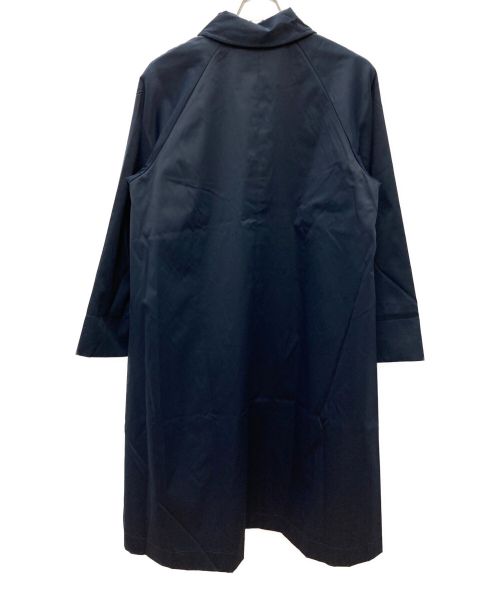 Pou dou dou（プードゥドゥ）Pou dou dou (プードゥドゥ) フリルナイロンコート ネイビー サイズ:M 未使用品の古着・服飾アイテム