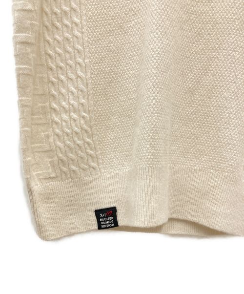 MASTER BUNNY EDITION（マスターバニーエディション）MASTER BUNNY EDITION (マスターバニーエディション) カシミヤベスト アイボリーの古着・服飾アイテム