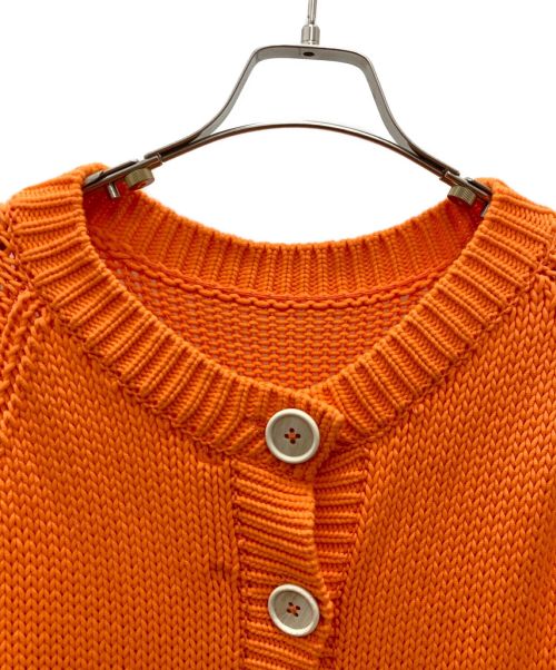 49AV junko shimada（フォーティーナインアベニュージュンコシマダ）49AV junko shimada (フォーティーナインアベニュージュンコシマダ) 2WAYローゲージロングニット オレンジ サイズ:38の古着・服飾アイテム
