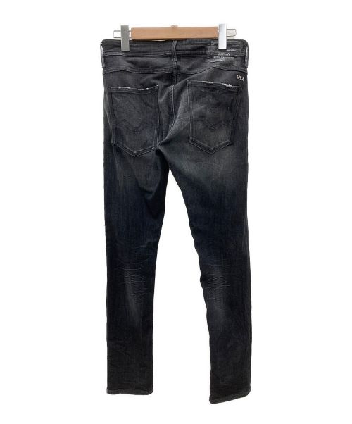 REPLAY（リプレイ）REPLAY (リプレイ) ブラックスキニーデニム ブラック サイズ:W31の古着・服飾アイテム