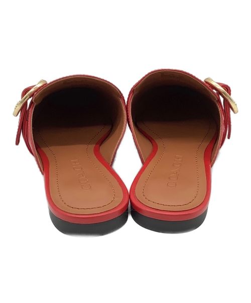 COACH（コーチ）COACH (コーチ) サンダル レッド サイズ:22.5の古着・服飾アイテム