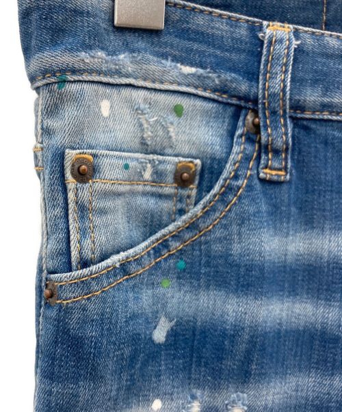 DSQUARED2（ディースクエアード）DSQUARED2 (ディースクエアード) デニムパンツ ブルー サイズ:44の古着・服飾アイテム