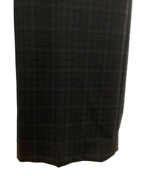 MACKINTOSH PHILOSOPHY（マッキントッシュ フィロソフィー）MACKINTOSH PHILOSOPHY (マッキントッシュフィロソフィー) ウォッシャブルウールワイドパンツ ネイビー×ブラウン サイズ:SIZE  (32)の古着・服飾アイテム