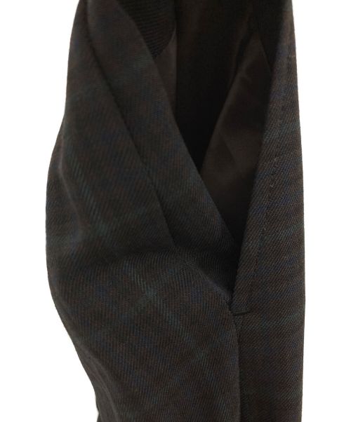 MACKINTOSH PHILOSOPHY（マッキントッシュ フィロソフィー）MACKINTOSH PHILOSOPHY (マッキントッシュフィロソフィー) ウォッシャブルウールワイドパンツ ネイビー×ブラウン サイズ:SIZE  (32)の古着・服飾アイテム