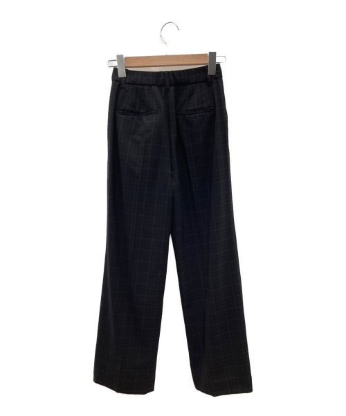 MACKINTOSH PHILOSOPHY（マッキントッシュ フィロソフィー）MACKINTOSH PHILOSOPHY (マッキントッシュフィロソフィー) ウォッシャブルウールワイドパンツ ネイビー×ブラウン サイズ:SIZE  (32)の古着・服飾アイテム