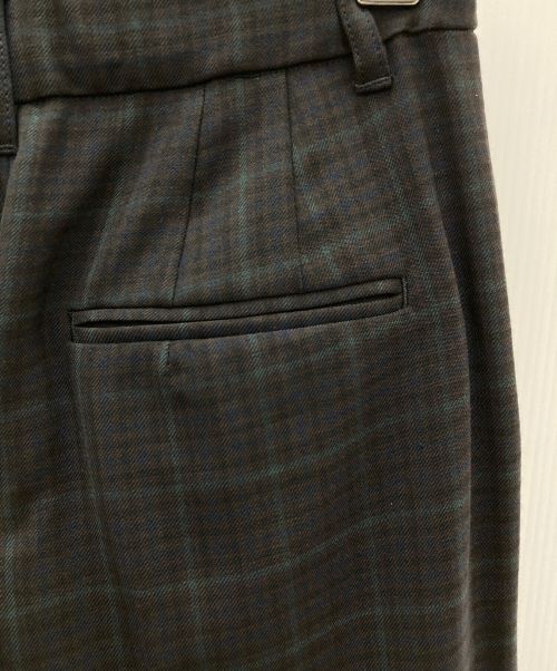 MACKINTOSH PHILOSOPHY（マッキントッシュ フィロソフィー）MACKINTOSH PHILOSOPHY (マッキントッシュフィロソフィー) ウォッシャブルウールワイドパンツ ネイビー×ブラウン サイズ:SIZE  (32)の古着・服飾アイテム