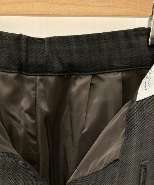 MACKINTOSH PHILOSOPHY（マッキントッシュ フィロソフィー）MACKINTOSH PHILOSOPHY (マッキントッシュフィロソフィー) ウォッシャブルウールワイドパンツ ネイビー×ブラウン サイズ:SIZE  (32)の古着・服飾アイテム