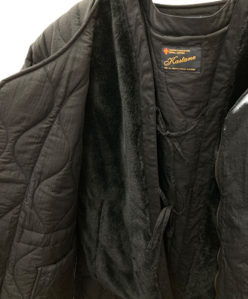 KASTANE（カスタネ）KASTANE (カスタネ) マルチウェイベスト付ミリタリーコート ブラック サイズ:Fの古着・服飾アイテム
