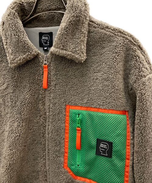 BRAIN DEAD（ブレインデッド）BRAIN DEAD (ブレインデッド) ボアジャケット グレー サイズ:Mの古着・服飾アイテム