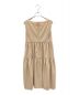 FOXEY NEWYORK (フォクシーニューヨーク) ノースリーブワンピース ベージュ サイズ:M：10000円