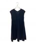 FOXEY NEWYORKフォクシーニューヨーク）の古着「ノースリーブワンピース」｜ネイビー