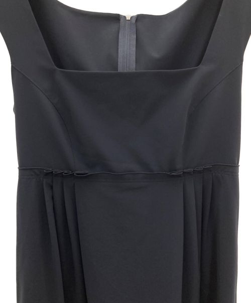 FOXEY NEWYORK（フォクシーニューヨーク）FOXEY NEWYORK (フォクシーニューヨーク) ノースリーブワンピース ネイビー サイズ:Mの古着・服飾アイテム