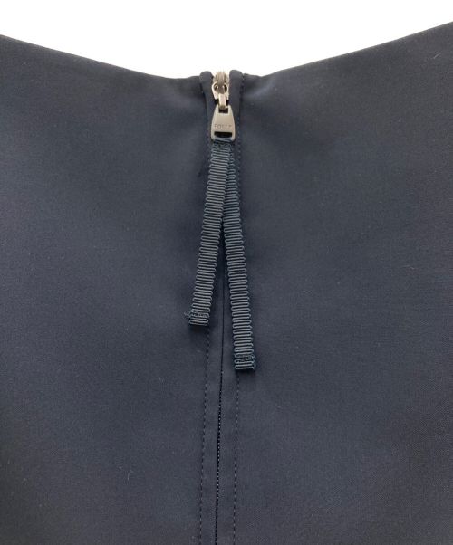 FOXEY NEWYORK（フォクシーニューヨーク）FOXEY NEWYORK (フォクシーニューヨーク) ノースリーブワンピース ネイビー サイズ:Mの古着・服飾アイテム