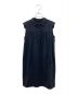 FOXEY NEWYORK（フォクシーニューヨーク）の古着「ノースリーブシャツワンピース」｜ネイビー
