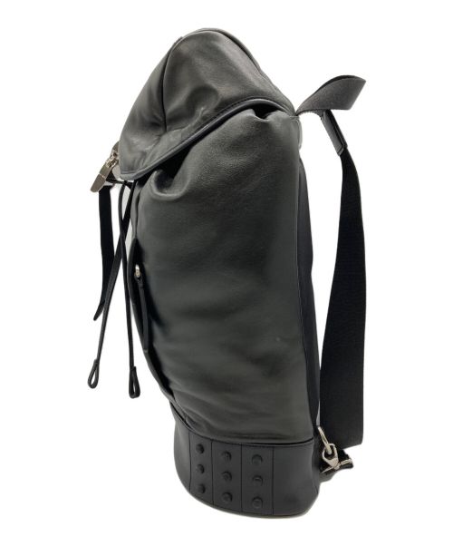 TOD'S（トッズ）TOD'S (トッズ) ラムレザーワンショルダーバッグ ブラックの古着・服飾アイテム