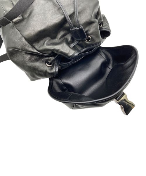 TOD'S（トッズ）TOD'S (トッズ) ラムレザーワンショルダーバッグ ブラックの古着・服飾アイテム