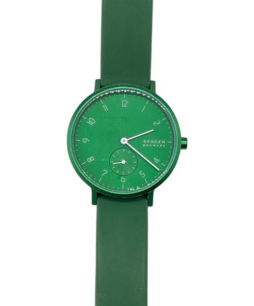 SKAGEN（スカーゲン）SKAGEN (スカーゲン) 腕時計 グリーンの古着・服飾アイテム