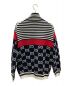 GUCCI (グッチ) ジップアップカーディガン ネイビー サイズ:S：45000円