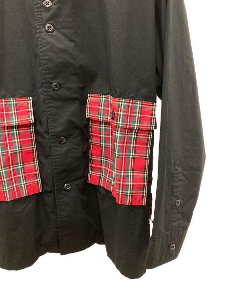 TENBOX TOKYO（テンボックス）TENBOX TOKYO (テンボックス) シャツ ブラック×レッド サイズ:Mの古着・服飾アイテム