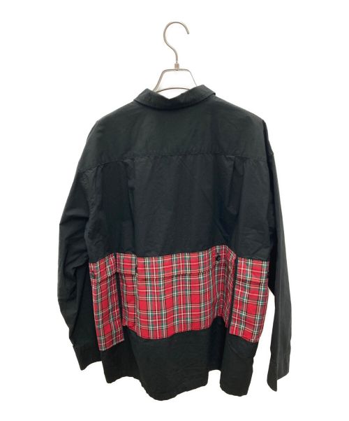 TENBOX TOKYO（テンボックス）TENBOX TOKYO (テンボックス) シャツ ブラック×レッド サイズ:Mの古着・服飾アイテム