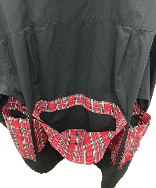 TENBOX TOKYO（テンボックス）TENBOX TOKYO (テンボックス) シャツ ブラック×レッド サイズ:Mの古着・服飾アイテム