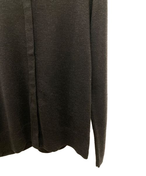 icB（アイシービー）icB (アイシービー) エクストラファインメリノカーディガン ブラウン サイズ:Sの古着・服飾アイテム