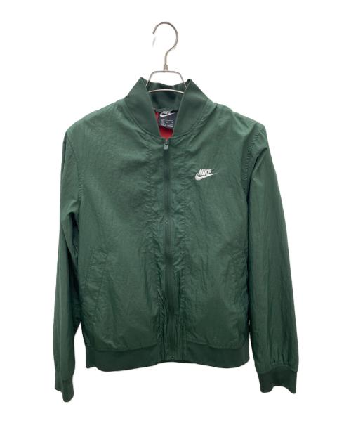 NIKE（ナイキ）NIKE (ナイキ) ブルゾン グリーン サイズ:Mの古着・服飾アイテム