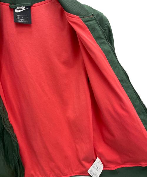NIKE（ナイキ）NIKE (ナイキ) ブルゾン グリーン サイズ:Mの古着・服飾アイテム