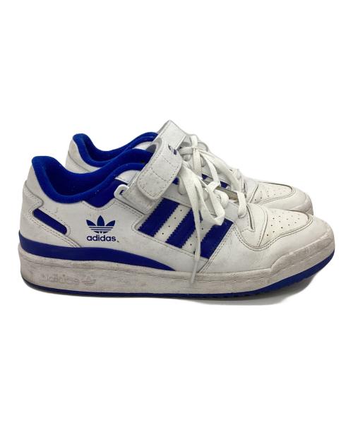 adidas（アディダス）adidas (アディダス) スニーカー ホワイト×ブルー サイズ:27.5の古着・服飾アイテム