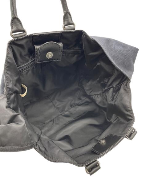 HUNTING WORLD（ハンティングワールド）HUNTING WORLD (ハンティングワールド) 2WAYバッグ ネイビー×ブラックの古着・服飾アイテム