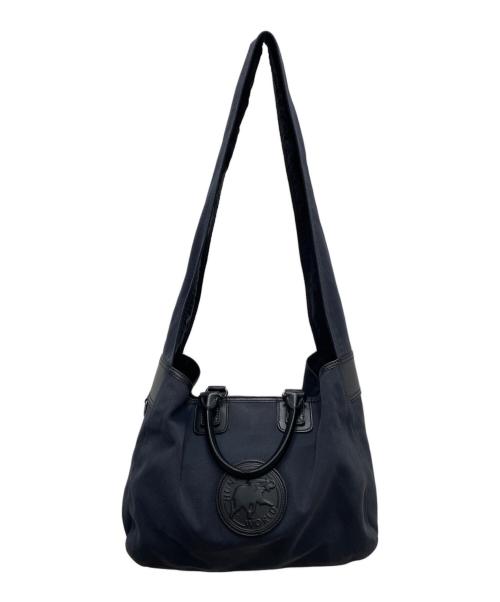 HUNTING WORLD（ハンティングワールド）HUNTING WORLD (ハンティングワールド) 2WAYバッグ ネイビー×ブラックの古着・服飾アイテム