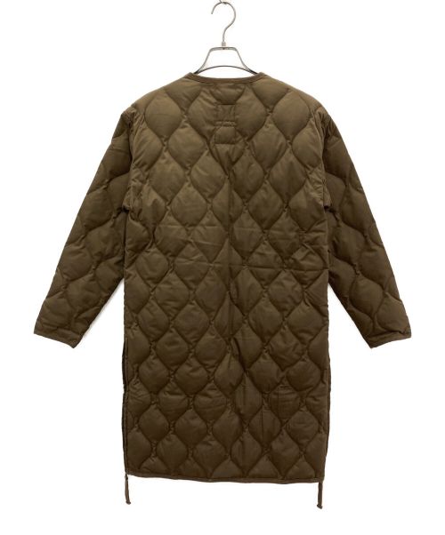 TAION（タイオン）TAION (タイオン) キルティングダウンコート ブラウン サイズ:XSの古着・服飾アイテム