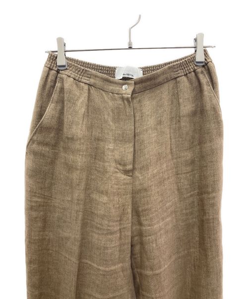 CellarDoor（セラードアー）CellarDoor (セラードアー) リネンパンツ カーキ サイズ:40の古着・服飾アイテム