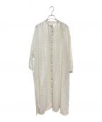 nop de nodノップドゥノッド）の古着「シャツワンピース」｜ホワイト