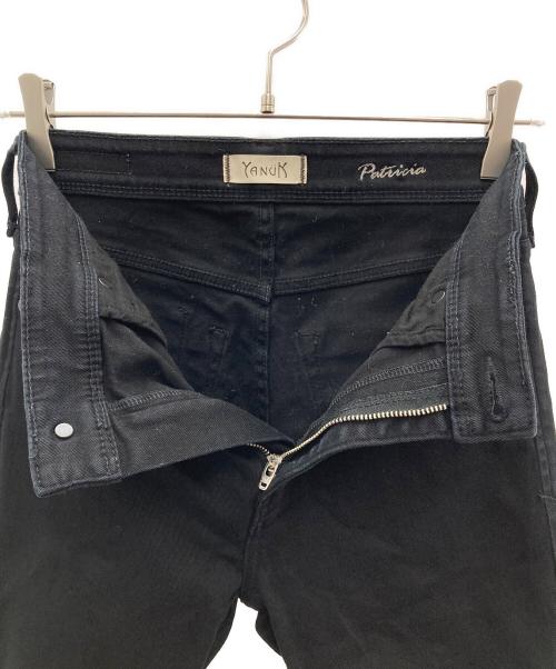 YANUK（ヤヌーク）YANUK (ヤヌーク) スキニーパンツ ブラック サイズ:25の古着・服飾アイテム