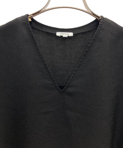 ENFOLD（エンフォルド）ENFOLD (エンフォルド) チュニック ブラック サイズ:38の古着・服飾アイテム