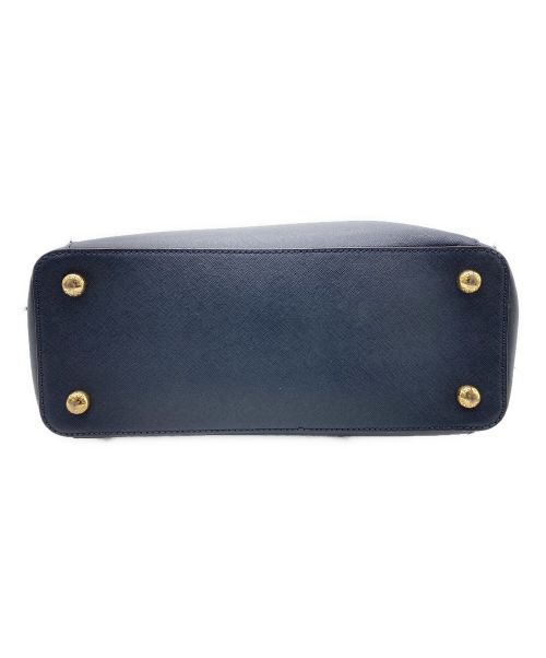 MICHAEL KORS（マイケル・コース）MICHAEL KORS (マイケルコース) ハンドバッグ ネイビーの古着・服飾アイテム