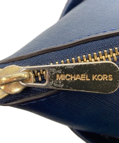 MICHAEL KORS（マイケル・コース）MICHAEL KORS (マイケルコース) ハンドバッグ ネイビーの古着・服飾アイテム