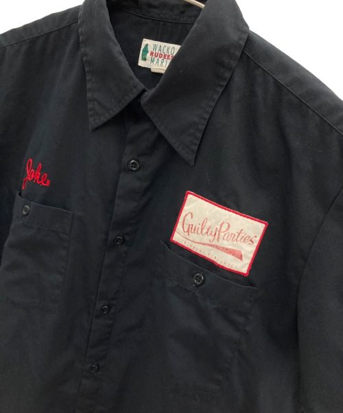 WACKO MARIA（ワコマリア）WACKO MARIA (ワコマリア) ワークシャツ ブラック サイズ:Ｍの古着・服飾アイテム