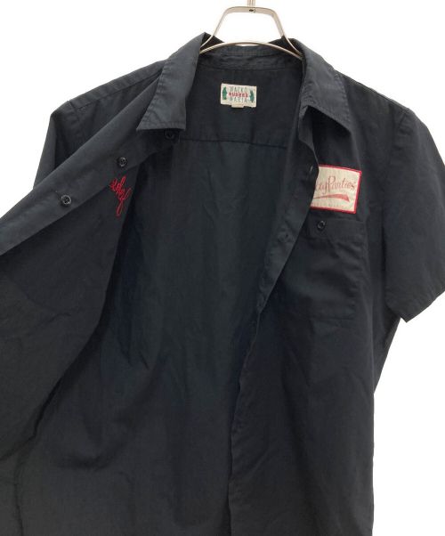 WACKO MARIA（ワコマリア）WACKO MARIA (ワコマリア) ワークシャツ ブラック サイズ:Ｍの古着・服飾アイテム