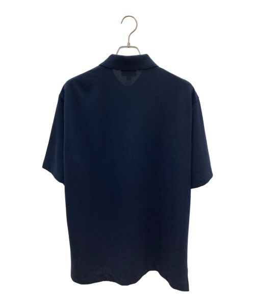 LACOSTE（ラコステ）LACOSTE (ラコステ) リヨセルブレンドミニマルポロシャツ ネイビー サイズ:5の古着・服飾アイテム