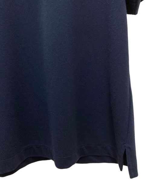 LACOSTE（ラコステ）LACOSTE (ラコステ) リヨセルブレンドミニマルポロシャツ ネイビー サイズ:5の古着・服飾アイテム