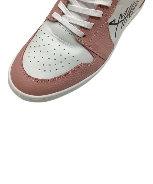 MIKE DON'T DO IT（マイク ドント ドゥ イット）MIKE DON'T DO IT (マイク ドント ドゥ イット) スニーカー ホワイト×ピンク サイズ:25.5cmの古着・服飾アイテム