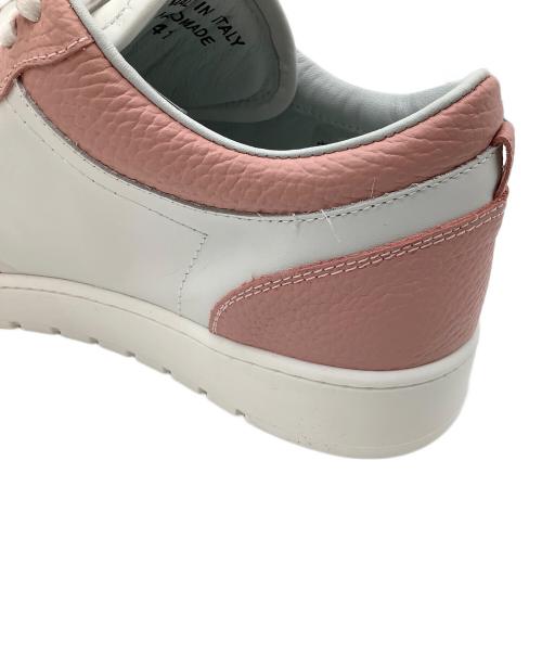 MIKE DON'T DO IT（マイク ドント ドゥ イット）MIKE DON'T DO IT (マイク ドント ドゥ イット) スニーカー ホワイト×ピンク サイズ:25.5cmの古着・服飾アイテム