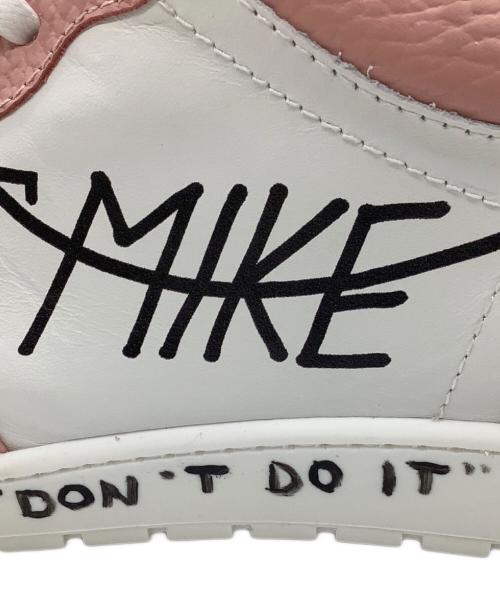MIKE DON'T DO IT（マイク ドント ドゥ イット）MIKE DON'T DO IT (マイク ドント ドゥ イット) スニーカー ホワイト×ピンク サイズ:25.5cmの古着・服飾アイテム
