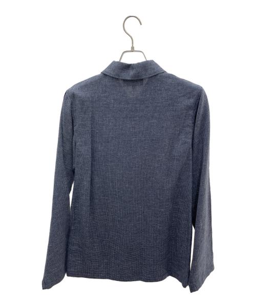 agnes b homme（アニエスベーオム）agnes b homme (アニエスベーオム) リネンテーラードジャケット ネイビー サイズ:44 未使用品の古着・服飾アイテム