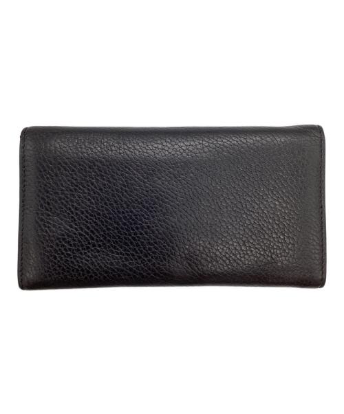 GUCCI（グッチ）GUCCI (グッチ) 長財布 ブラックの古着・服飾アイテム
