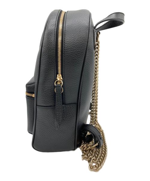GUCCI（グッチ）GUCCI (グッチ) インターロッキングＧリュックサック ブラックの古着・服飾アイテム