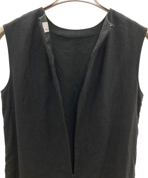 M7days（エムセブンデイズ）M7days (エムセブンデイズ) ノースリーブワンピース ブラック サイズ:1の古着・服飾アイテム